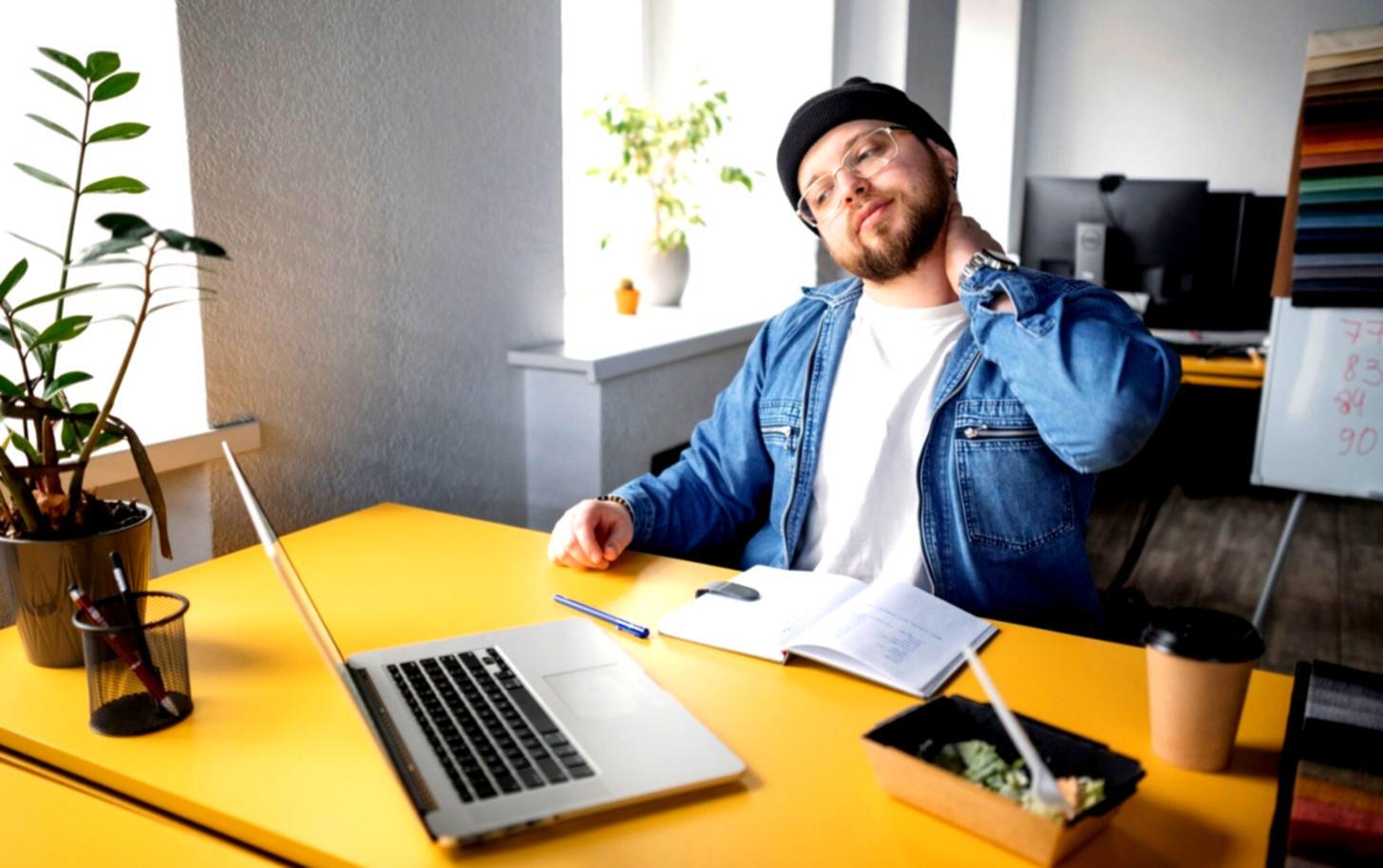 Financial analysis workspace with documents and charts